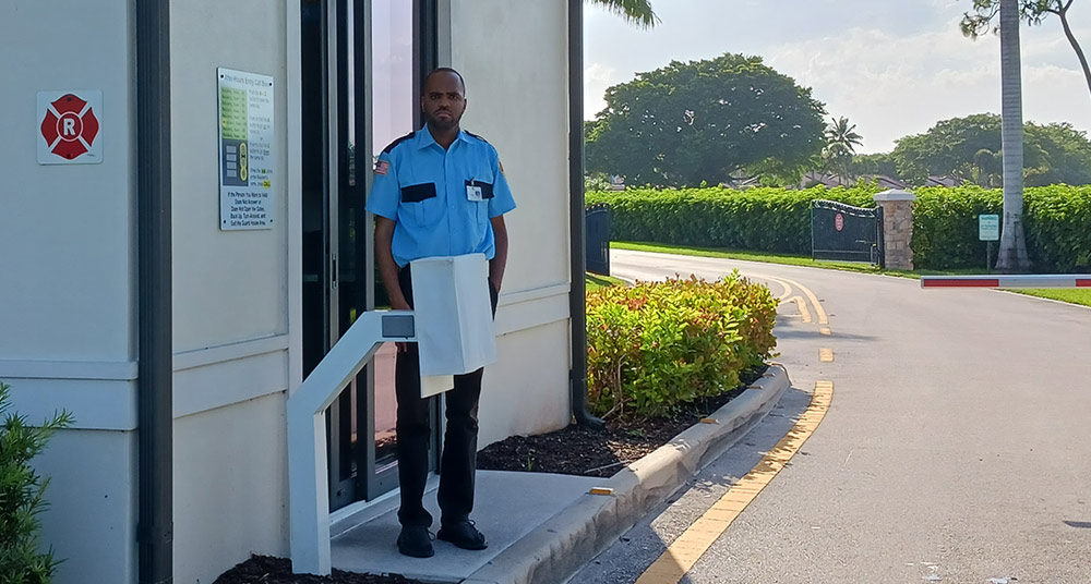We offer a range of security guard services