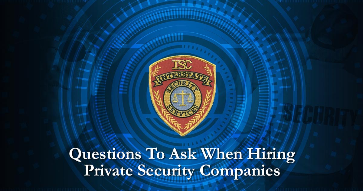 Private Security Companies