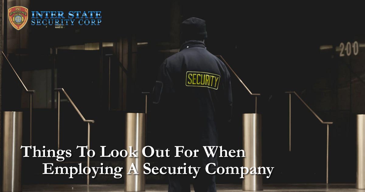 Employing A Security Company